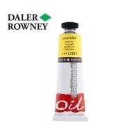 Краска масляная Daler-Rowney GRADUATE 38мл, 651 Желтый лимонный