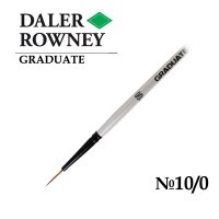 Кисть синтетика лайнер №10/0 короткая ручка GRADUATE Daler-Rowney