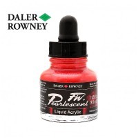 Чернила акрил перламутр FW Daler Rowney 29.5мл, 123 Вулканический красный