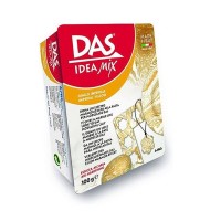 Масса для лепки DAS Idea Mix (имитация цв.камня), 100г, желтый имперский