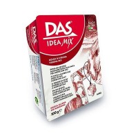 Масса для лепки DAS Idea Mix (имитация цв.камня), 100г, красный веронский