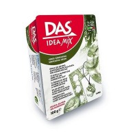 Масса для лепки DAS Idea Mix (имитация цв.камня), 100г, зеленый змеевик