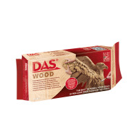 Глина для лепки Das Wood, самозатвердевающая, с эффектом дерева, 350 гр Светло-коричневый