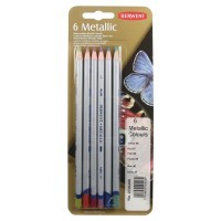 Набор цветных карандашей Metallic 6 цветов