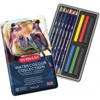 Набор карандашей для акварельной живописи Derwent Watercolour Collection 24 предмета