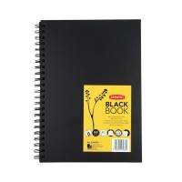 Блокнот с чёрной бумагой Derwent Black Book 40 листов A4