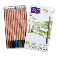 Набор акварельных карандашей Derwent Academy, 12 цветов