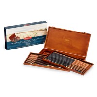 Набор цветных карандашей Limited Edition DERWENT, 120 цветов в деревянном кейсе