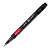 Ручка капилярная Graphik Line Maker 0.5 черный Derwent