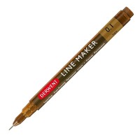 Ручка капиллярная Graphik Line Maker 0.1 сепия Derwent