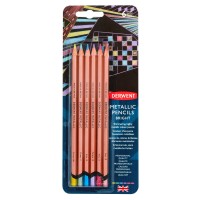 Набор цветных карандашей Derwent Metallic 