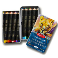 Набор цветных карандашей Chromaflow 24цв., мет.коробка, Derwent