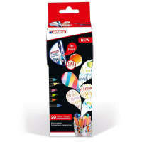 Набор edding Сolor Happy, 20 ручек 1340 + смешиватель цветов Brushpen Colour Mixer Ассорти