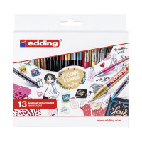 Набор edding CP13 Colouring Promotion Set, маркеры, фломастеры, ручки, 13 предметов Картонная коробка