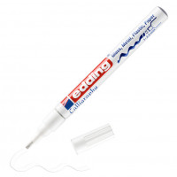 Маркер глянцевый лаковый edding 753, каллиграфический наконечник, 1-2.5 мм Белый