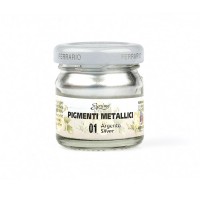 Пигмент-металлик Esprimo, 25мл, 001 серебро