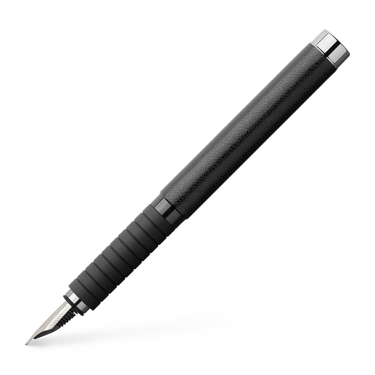 Перьевая ручка BASIC BLACK, натуральная кожа, перо F - купить в ...