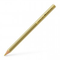 Карандаш цветной Faber-Castell Jumbo Grip, золото металлик