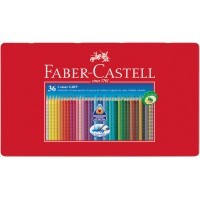 Набор цветных карандашей Faber-Castell Grip 2001, 36цв. (метал.коробка)