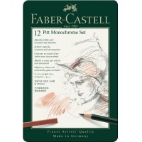 Набор для рисования Faber-Castell PITT, 12 предм. (мет. коробка)