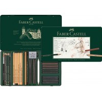 Набор для рисования Faber-Castell PITT, 33 предм. (мет. коробка)