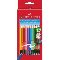 Карандаши цветные стираемые Faber-Castell Classic Colours, 12цв.