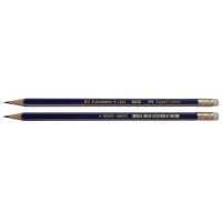 Карандаш чернограф. Faber-Castell GOLDFABER 1222 с ластиком, НВ