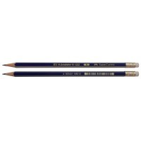 Карандаш чернограф. Faber-Castell GOLDFABER 1222 с ластиком, B