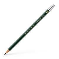 Карандаш чернографитовый Faber-Castell CASTELL 9000, HB, с ластиком