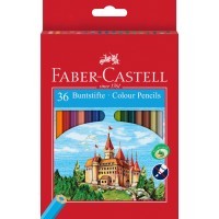 Набор цветных карандашей Faber-Castell `Замок`, 36цв. (картон.коробка)