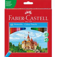 Набор цветных карандашей Faber-Castell `Замок`, 48цв. (картон.коробка)