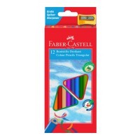 Набор цветных карандашей Faber-Castell ECO, 12цв. (+точилка)