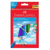 Набор цветных карандашей Faber-Castell ECO, 36цв. (+точилка)