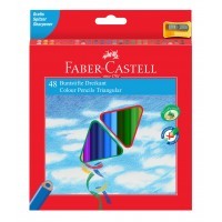 Набор цветных карандашей Faber-Castell ECO, 48цв. (+точилка)