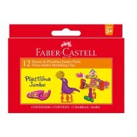 Пластилин Faber-Castell, набор 12 неоновых цветов