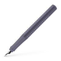Ручка перьевая Faber-Castell Grip 2010, перо M, серый бархат