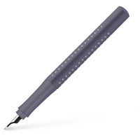 Ручка перьевая Faber-Castell Grip 2010, перо B, серый бархат