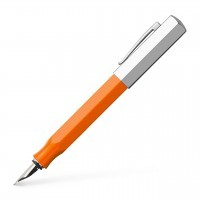 Перьевая ручка ONDORO EDELHARZ, оранжевая смола, перо F