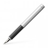 Перьевая ручка BASIC METAL, матовый хром, перо M