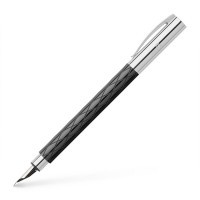 Ручка перьевая Faber-Castell Ambition Rhombus, перо F, черный
