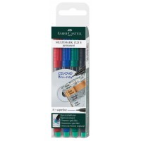 Капиллярные ручки MULTIMARK перманентные 0.4 мм, 4 цвета