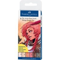 Набор капиллярных ручек PITT Artist Pen Manga, Kaoiro