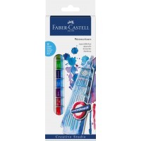 Краски акварельные Faber-Castell 12 цветов в тюбиках