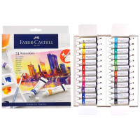 Набор красок акварель худож. Faber-Castell, тубы 9мл, 24цв., картон. коробка