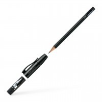 Карандаш чернограф. Faber-Castell PERFECT II с точилкой, черный