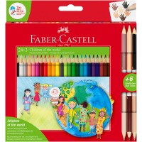 Карандаши цветные трехгран. Faber-Castell 