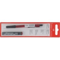 Механический карандаш GRIP 0.5мм, красный + грифели