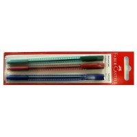 Шариковые ручки GRIP 2020, 3 цвета: красный/синий/зеленый