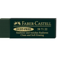 Художественный ластик Faber-castell DUST-FREE зелёный