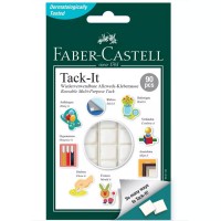 Масса для приклеивания Faber-Castell Tack-It, 90 кубиков, 50г